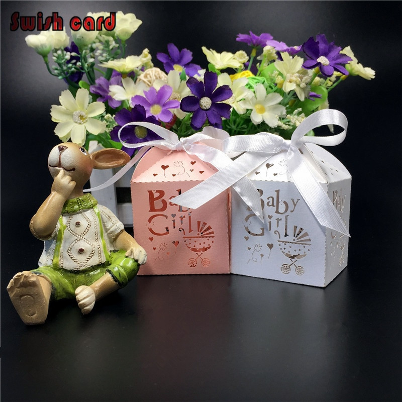 Gift Ideas For Sugar Baby
 50pcs Laser Cut Paper Candy Sugar Box Baby Shower Gifts