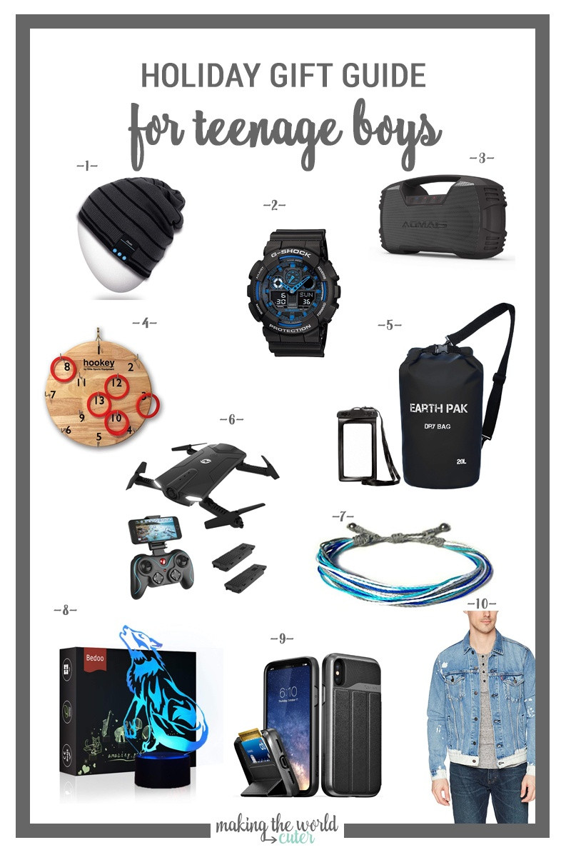 Gift Ideas For Teenage Boys
 10 Brilliant Gifts for Teen Boys for any Holiday or Gift