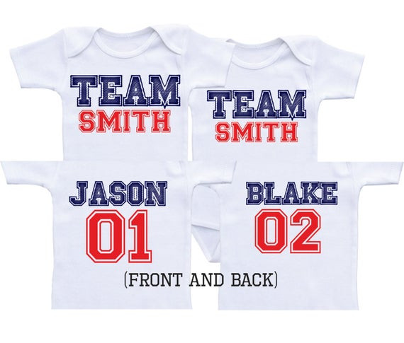 Gift Ideas For Twin Boys
 Sports Twin Boy esies boy Twins baby ts Twin shirts Twins