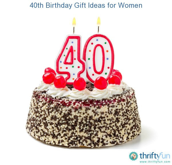 Gift Ideas For Womans 40Th Birthday
 40th Birthday Gift Ideas for Women