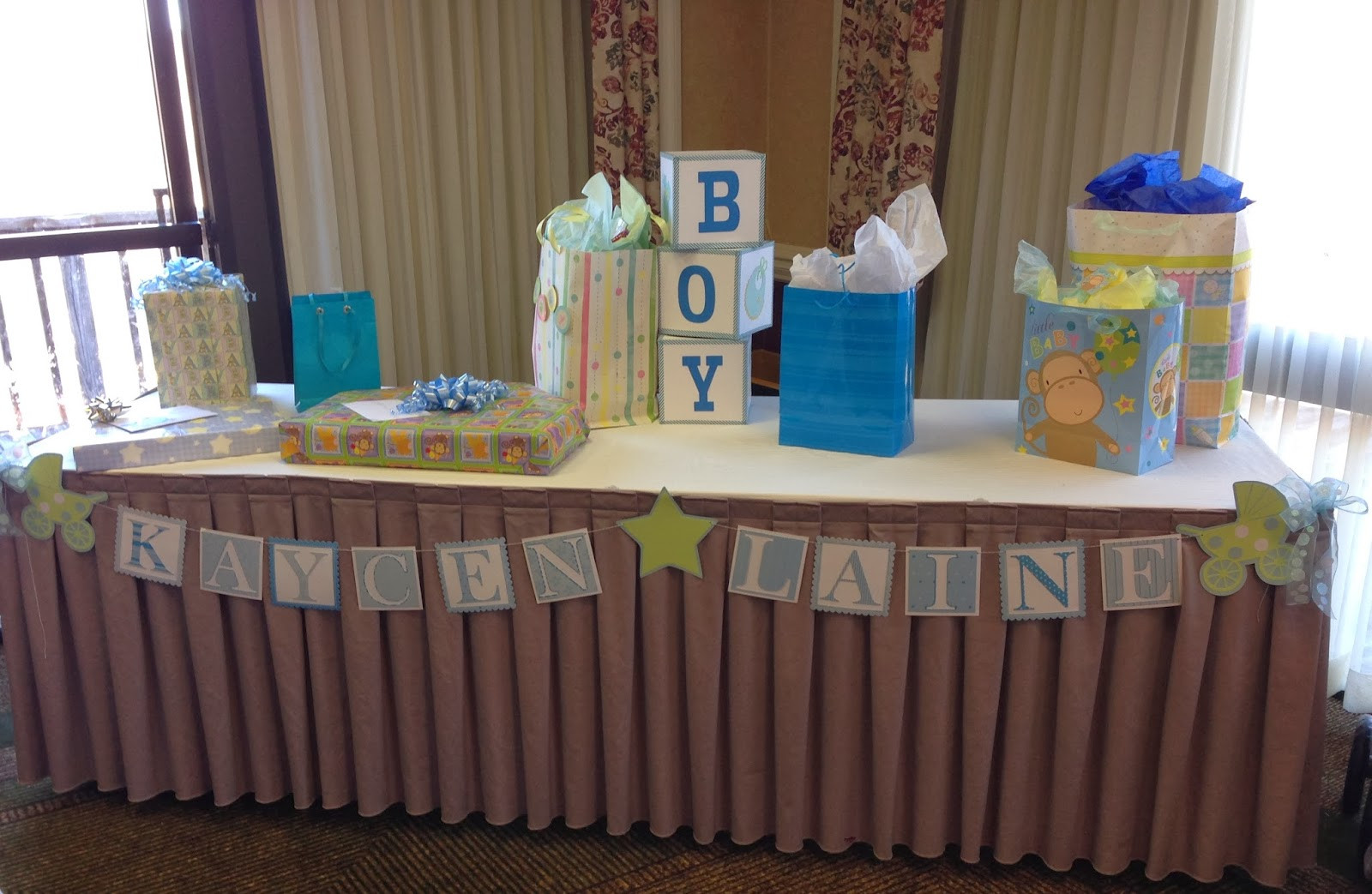 Gift Table Ideas For Baby Shower
 Mrs Crafty Adams Baby Shower Decorations
