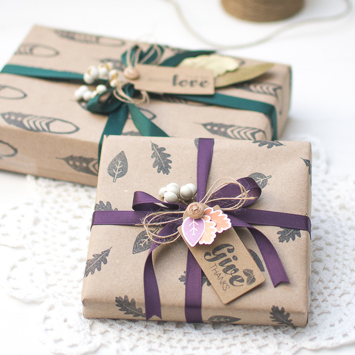 Gift Wrap DIY
 DIY Gift Wrapping Ideas for Thanksgiving Holiday