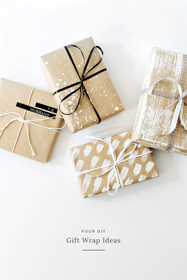 Gift Wrap DIY
 four DIY t wrap ideas almost makes perfect