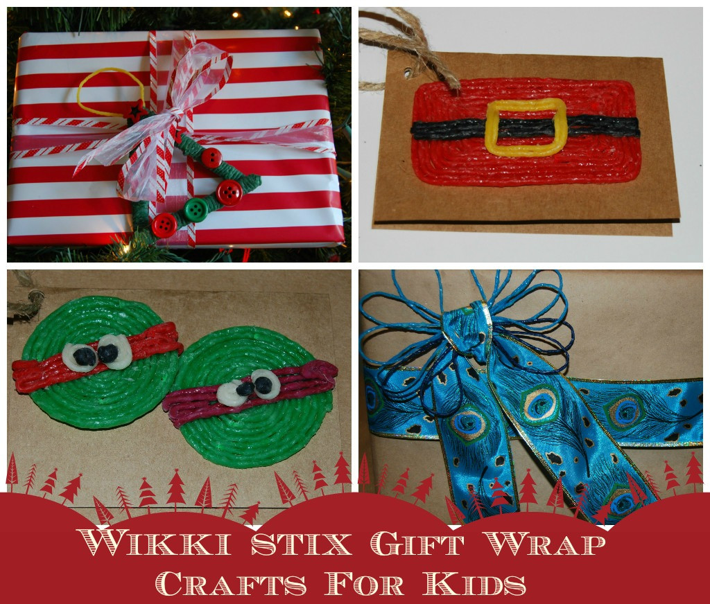 Gift Wrapping For Kids
 Wikki Stix Gift Wrapping Crafts and Ideas for Kids