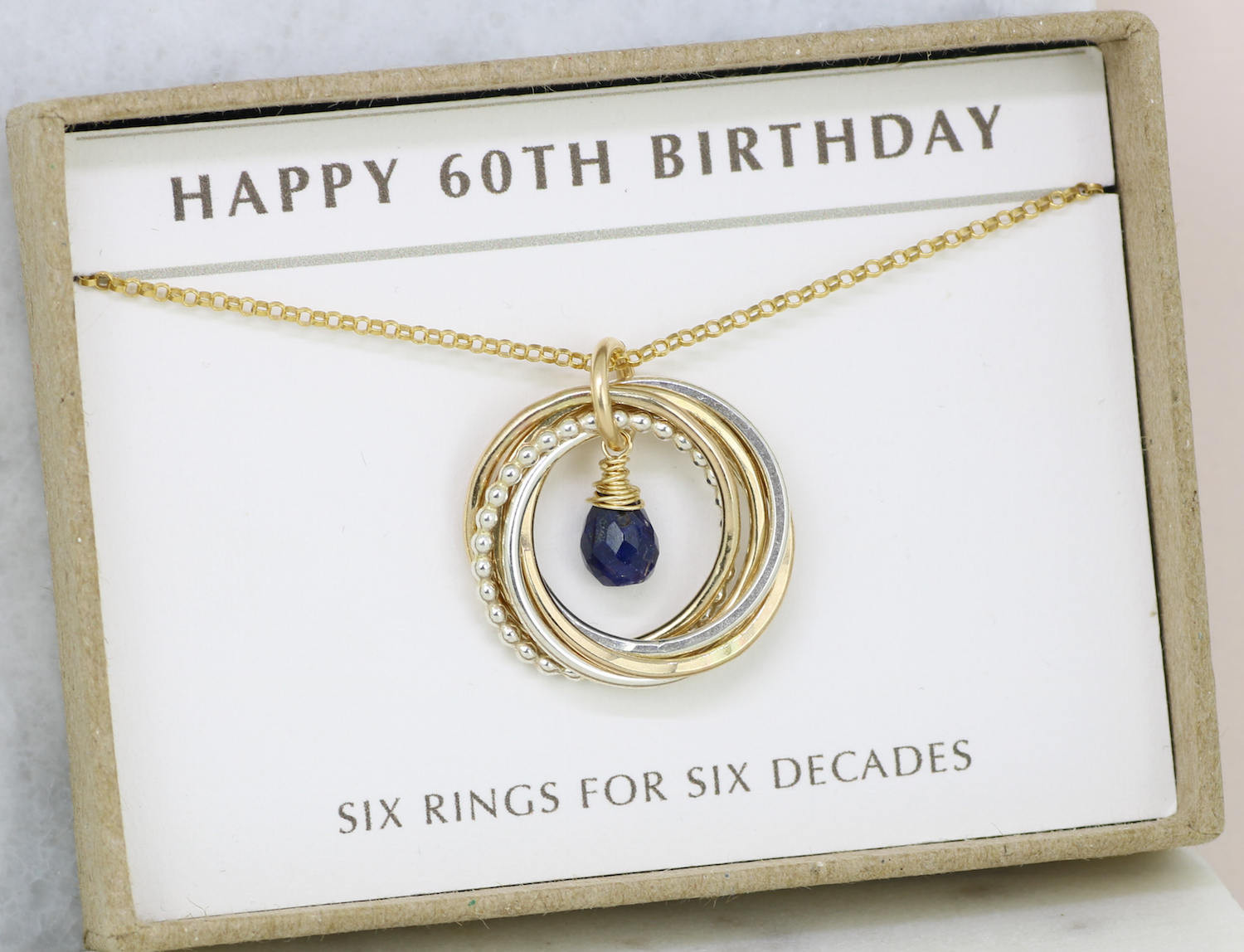 Gifts For 60th Birthday
 60th birthday t blue sapphire necklace for 60th September