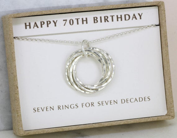 Gifts For 70th Birthday
 70th birthday t for her 70th birthday necklace 70th t