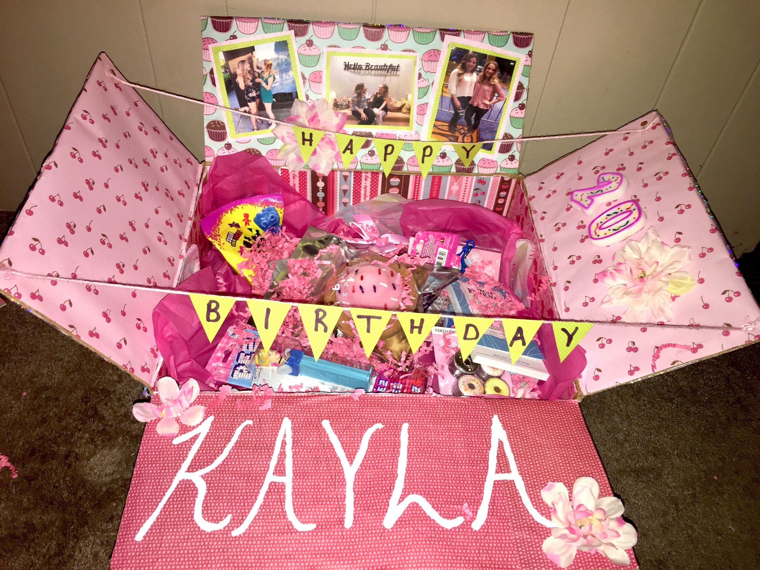 Gifts For Bestfriends Birthday
 Best friend birthday care package pop up box
