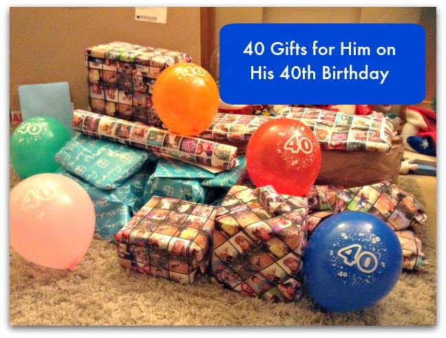 Gifts For His Birthday
 40 Gifts for Him on his 40th Birthday Stressy Mummy
