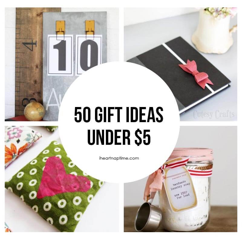 Gifts For Kids Under 5 Dollars
 50 homemade t ideas to make for under $5 I Heart Nap Time