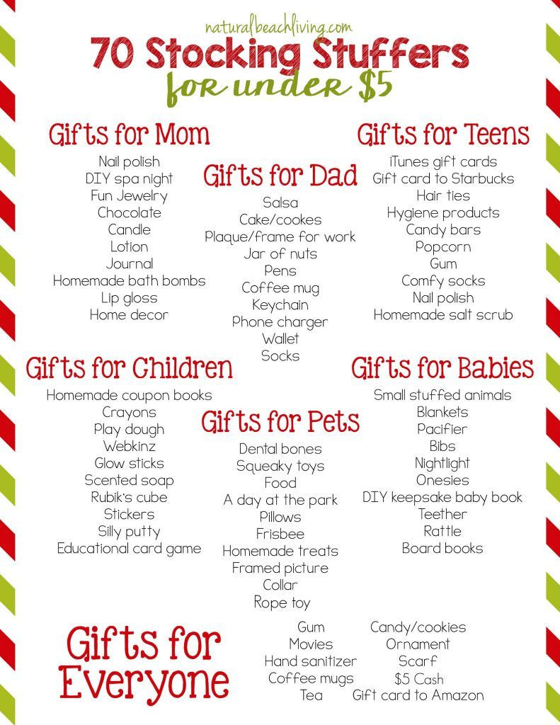 Gifts For Kids Under 5 Dollars
 80 Super Stocking Stuffers for Under $5