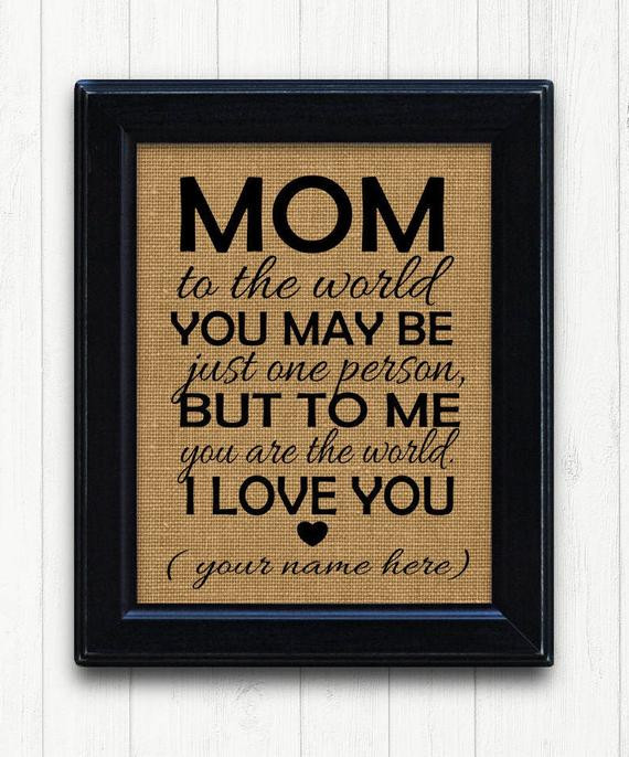 Gifts For Mom Birthday From Daughter
 Mom Birthday from daughter Gifts For Mother Personalized
