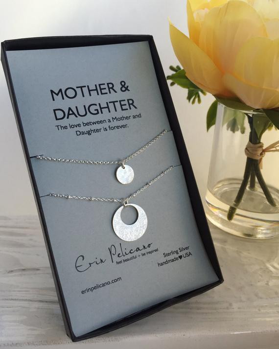 Gifts For Mom Birthday From Daughter
 Mother Daughter Necklace Mom Daughter Jewelry Mother of the