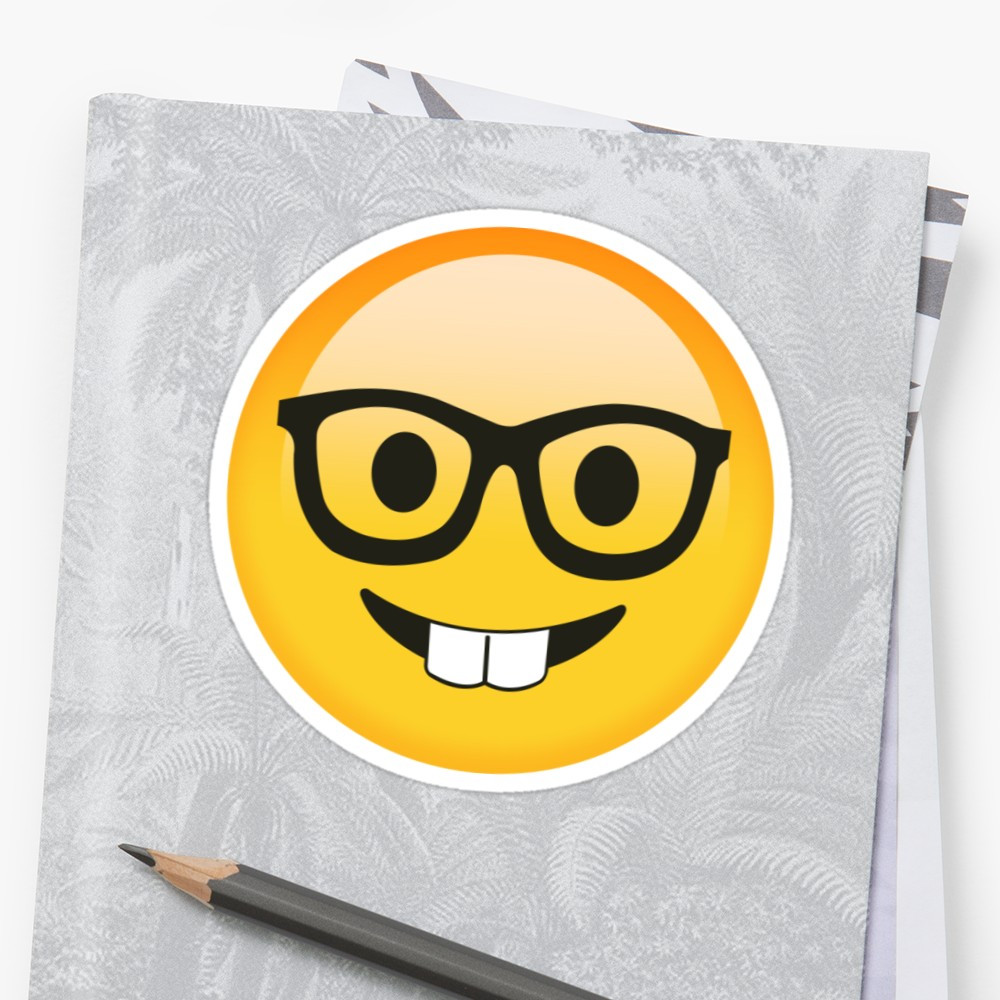 Gifts For Nerdy Kids
 " Funny Kids Smart Nerdy Emoji Gift Idea for Women Men
