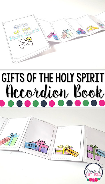 Gifts Of The Holy Spirit For Kids
 Catholic Mini Accordion Books