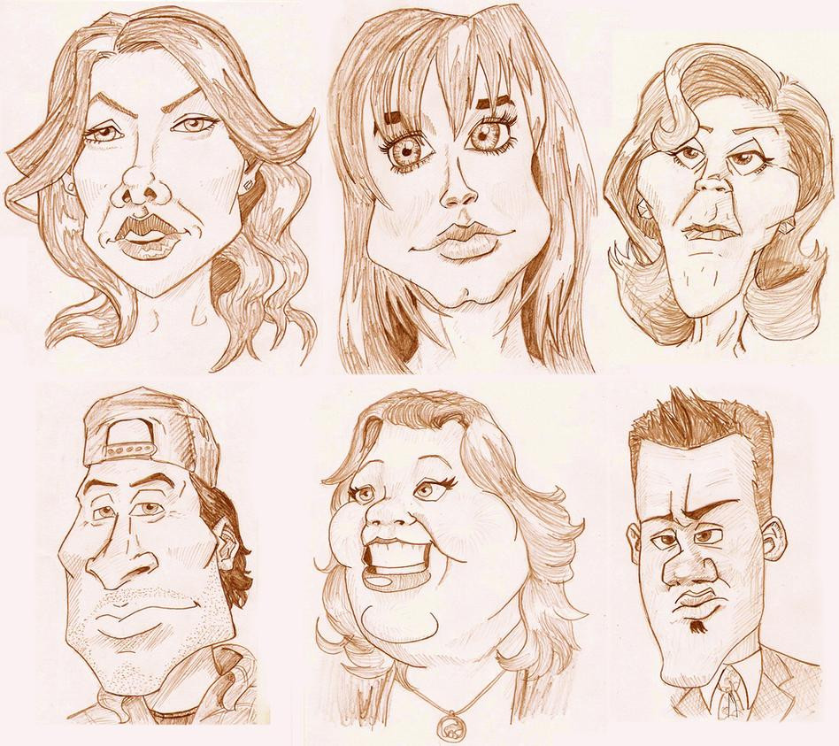 Gilmore Girls Coloring Pages
 Gilmore Girls caricatures by Gegenschein17 on DeviantArt