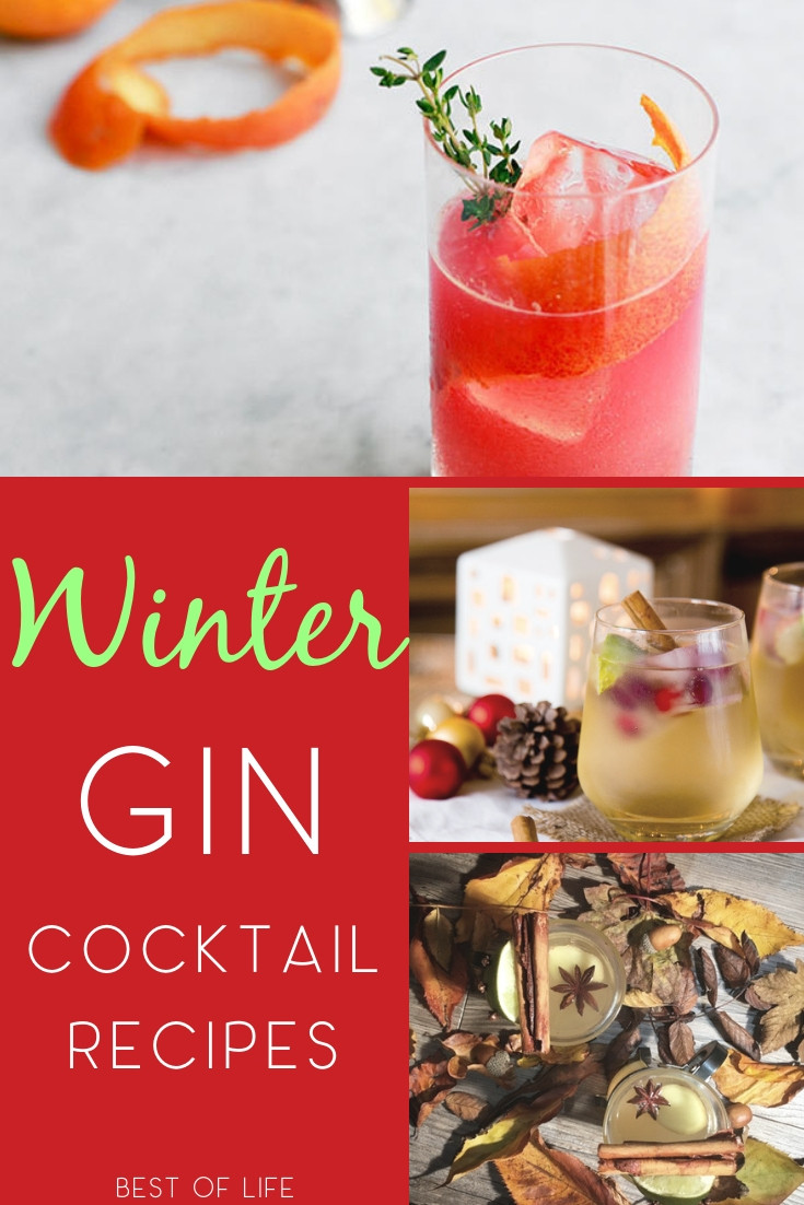 Gin Drinks For Winter
 Winter Cocktails with Gin