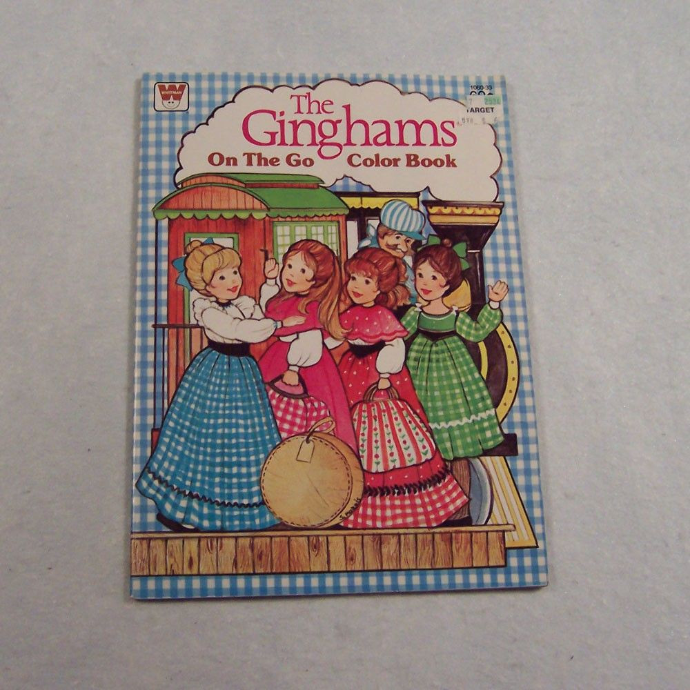 Gingham Girls Coloring Book
 Vintage 1980s The Ginghams The Go Coloring Book