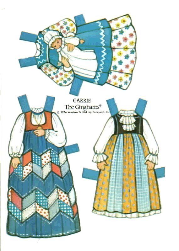 Gingham Girls Coloring Book
 123 best Paper Doll The Ginghams images on Pinterest