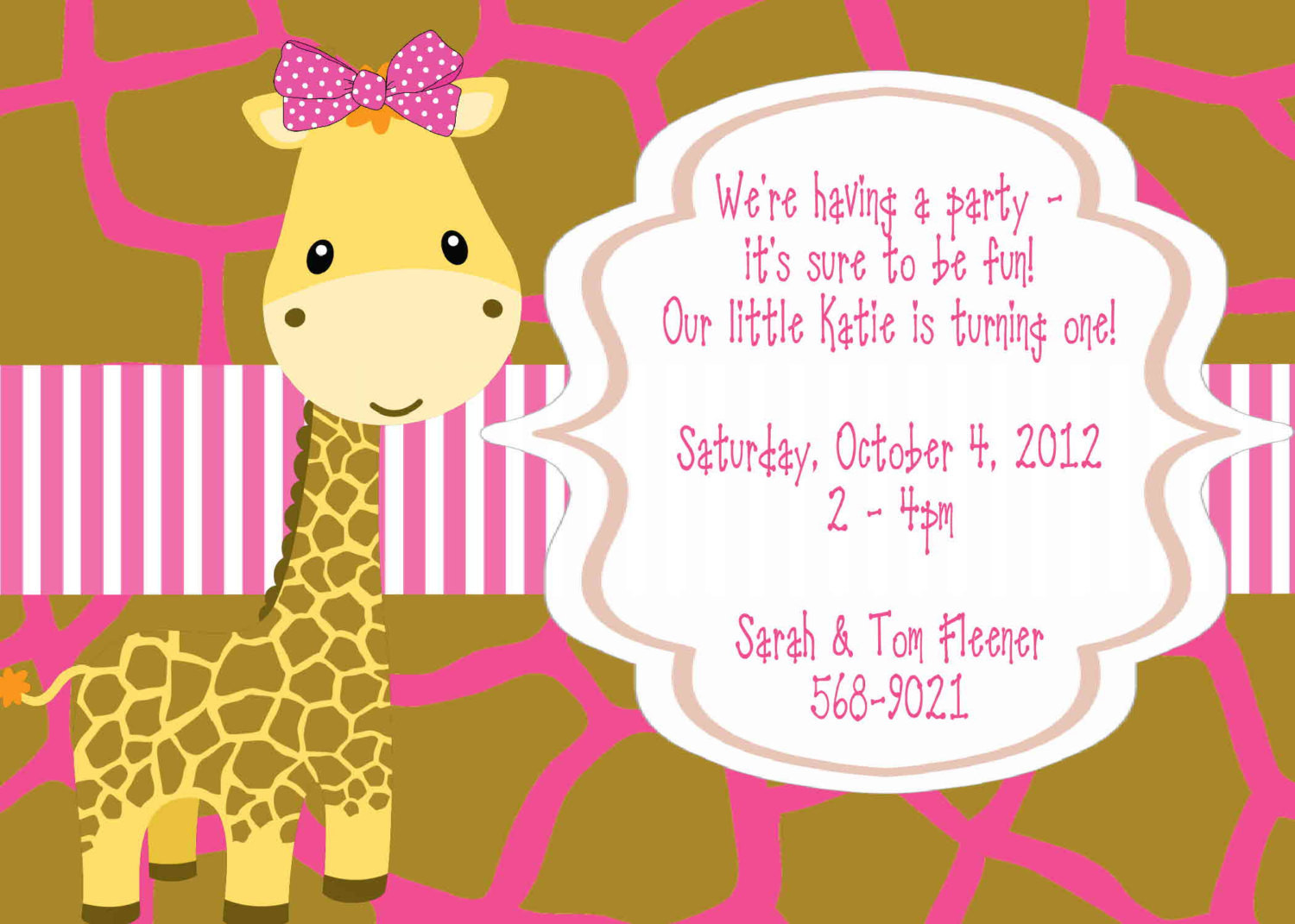Giraffe Birthday Party
 Giraffe Birthday Party The BodyProud Initiative