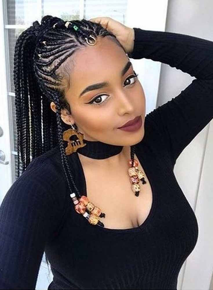 Girl Hairstyle Braids
 56 best Black girl hairstyles Braiding images on