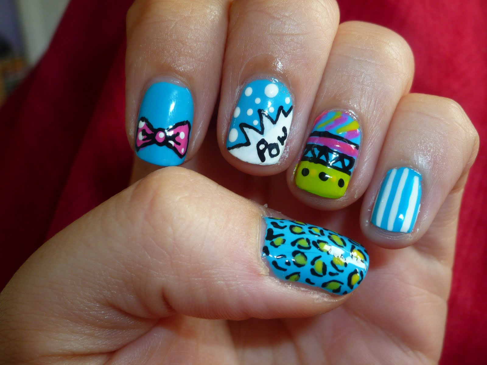 Girl Nail Designs
 the little curly girl nail art