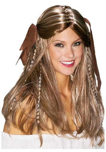 Girl Pirate Hairstyles
 Caribbean Pirate Wench Wig