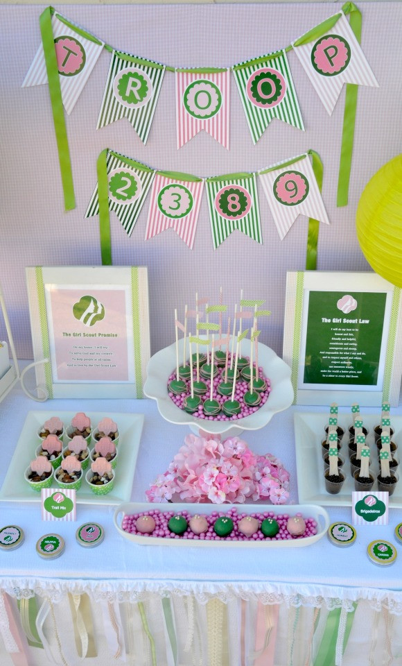 Girl Scout Christmas Party Ideas
 Girl Scouts Themed Party