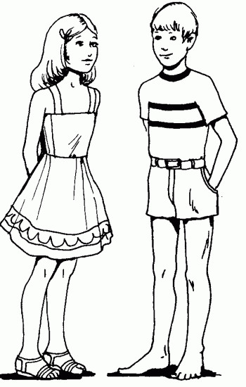 Girls And Boys Coloring Pages
 Factsram A poor boy loved a rich girl