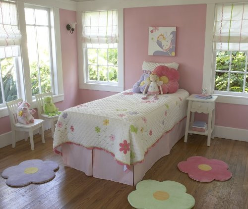 Girls Bedroom Area Rugs
 Pink Flower Area Rug for Kids Girls Room Girls Area Rugs