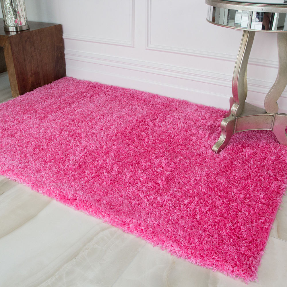 Girls Bedroom Area Rugs
 Candy Pink Girls Shaggy Rug for Living Room Bedroom House