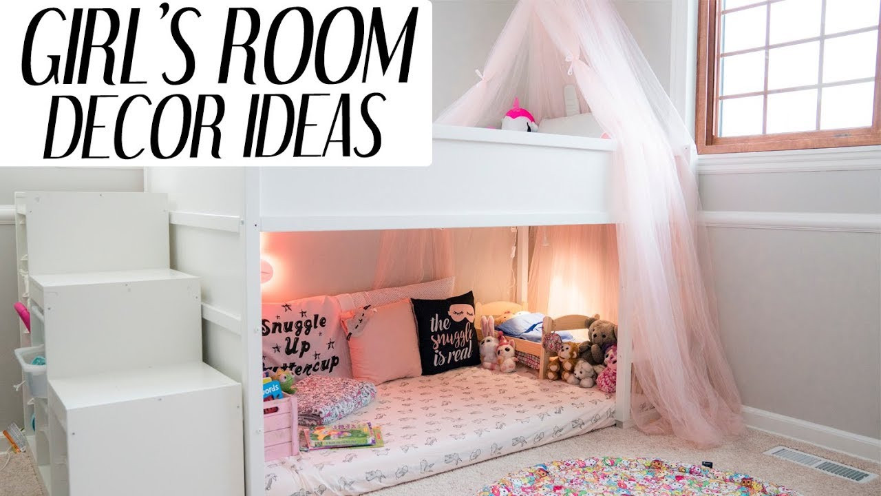 Girls Bedroom Decals
 Kids Room Decor Ideas For Girls l xolivi
