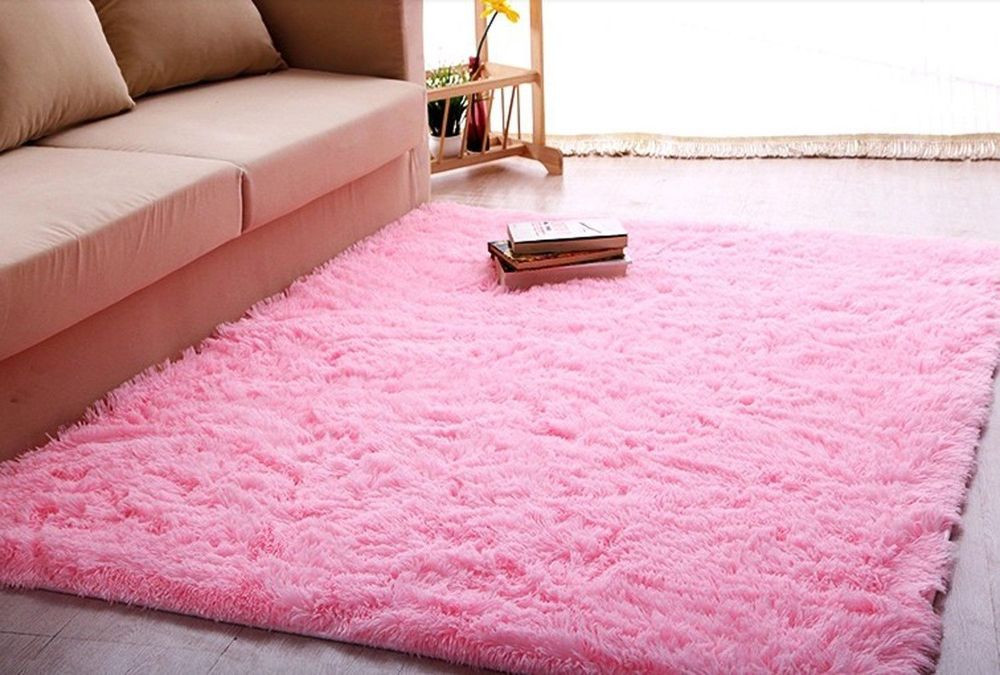 Girls Bedroom Rugs
 ltra Soft 4 5 Cm Thick Indoor Morden Area Rug Baby Pink