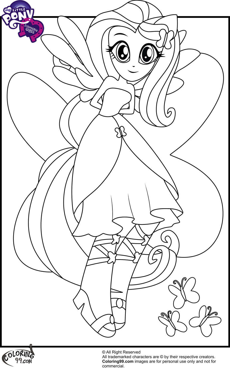 Girls Coloring Books
 My Little Pony Equestria Girls Coloring Pages
