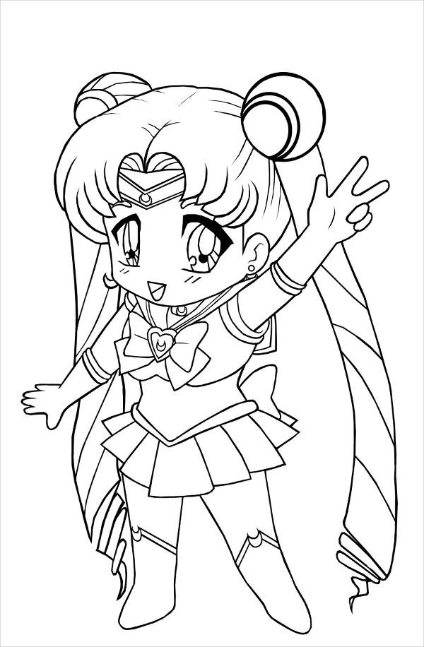 Girls Coloring Pages
 8 Anime Girl Coloring Pages PDF JPG AI Illustrator