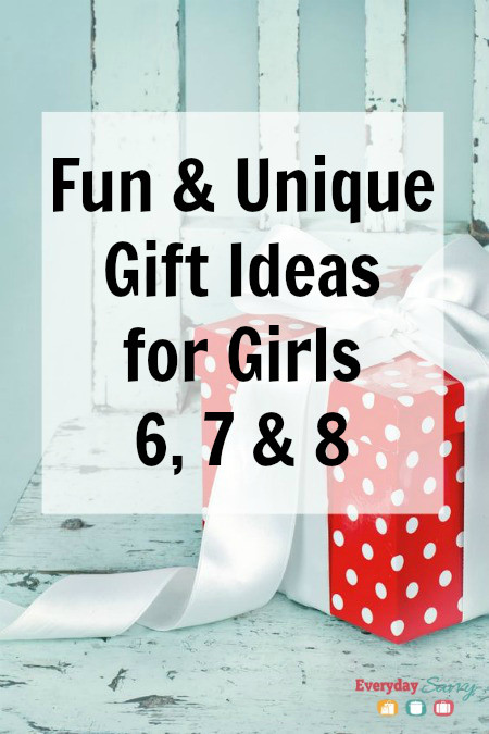 Girls Gift Ideas Age 8
 Fun & Unique Gift Ideas Girls Ages 6 7 8