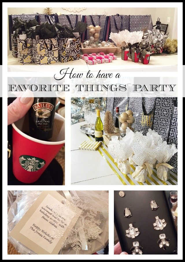 Girls Night Gift Ideas
 How to throw a "Favorite Things" party holiday girls