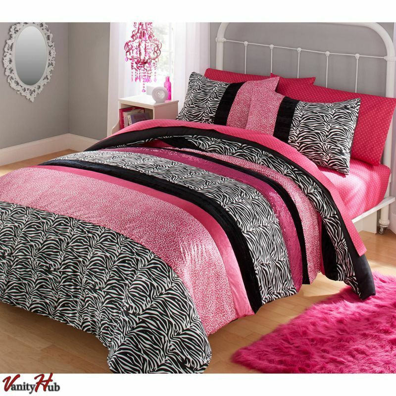 Girls Queen Bedroom Set
 Girls Pink forter Set Queen Full Size Bedding