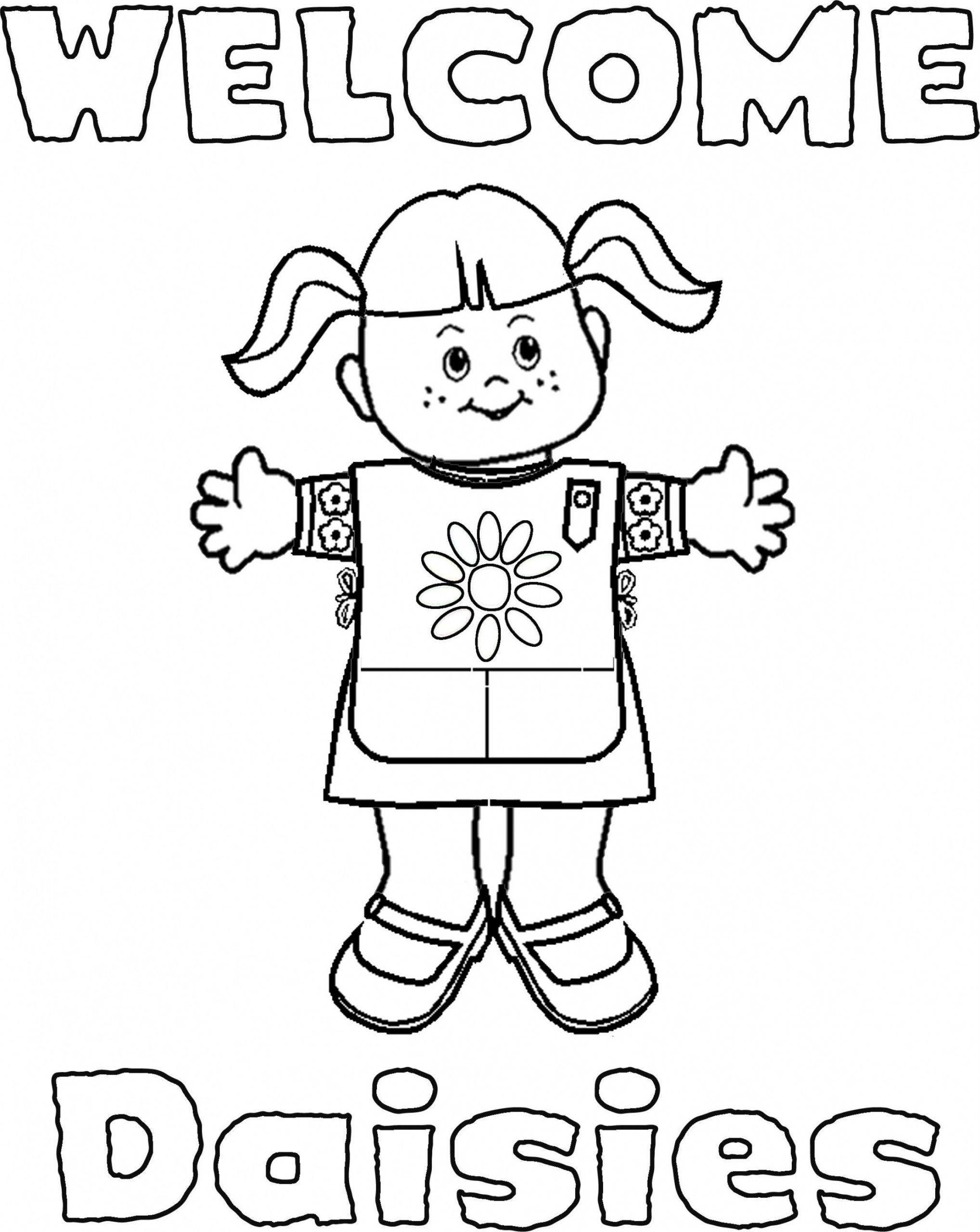 Girls Scout Promise Coloring Pages
 Coloring Pages For Girl Scouts Printable