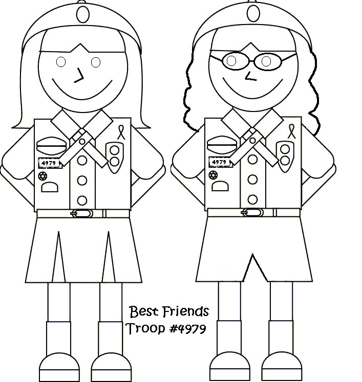 Girls Scout Promise Coloring Pages
 Coloring Pintables