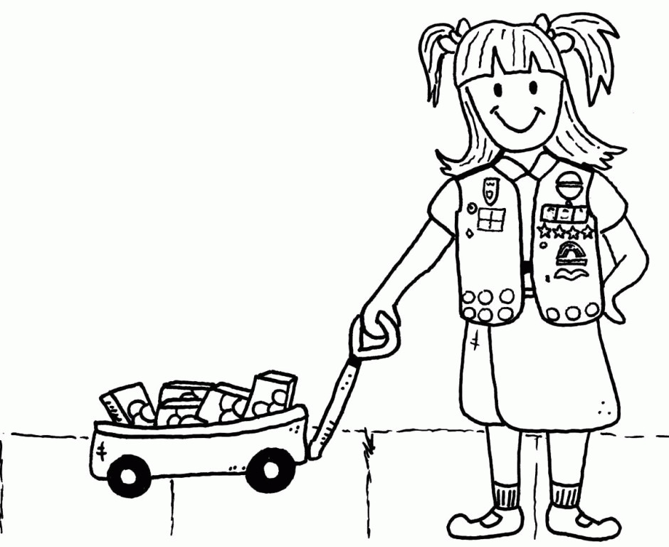 Girls Scout Promise Coloring Pages
 Girl Scout Promise Coloring Pages Coloring Home