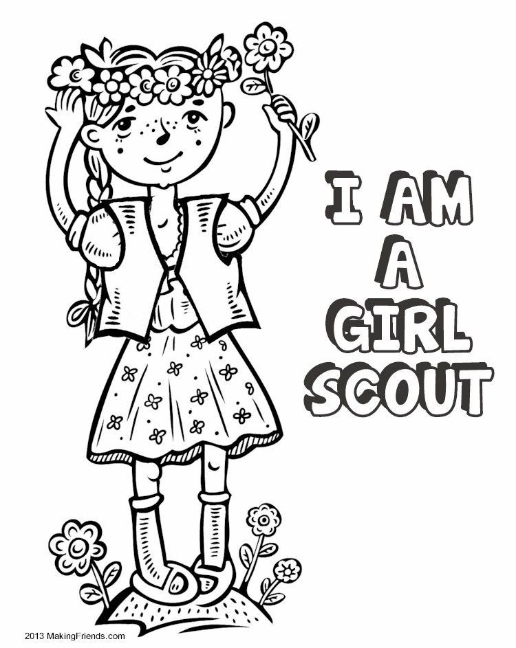 Girls Scout Promise Coloring Pages
 Madagascar Thinking Day Download Coloring Pages