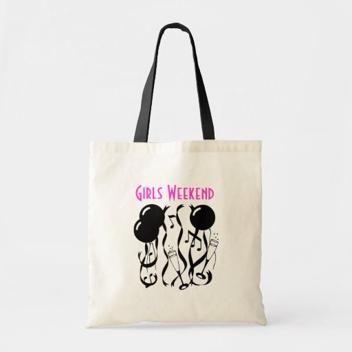 Girls Weekend Gift Bag Ideas
 Girls weekend tote bags