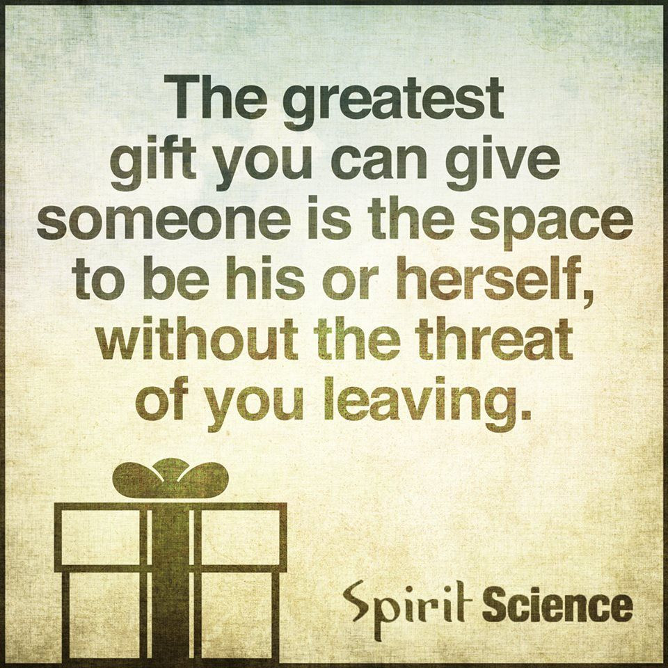 Giving Space In A Relationship Quotes
 spirit science quotes Google Search