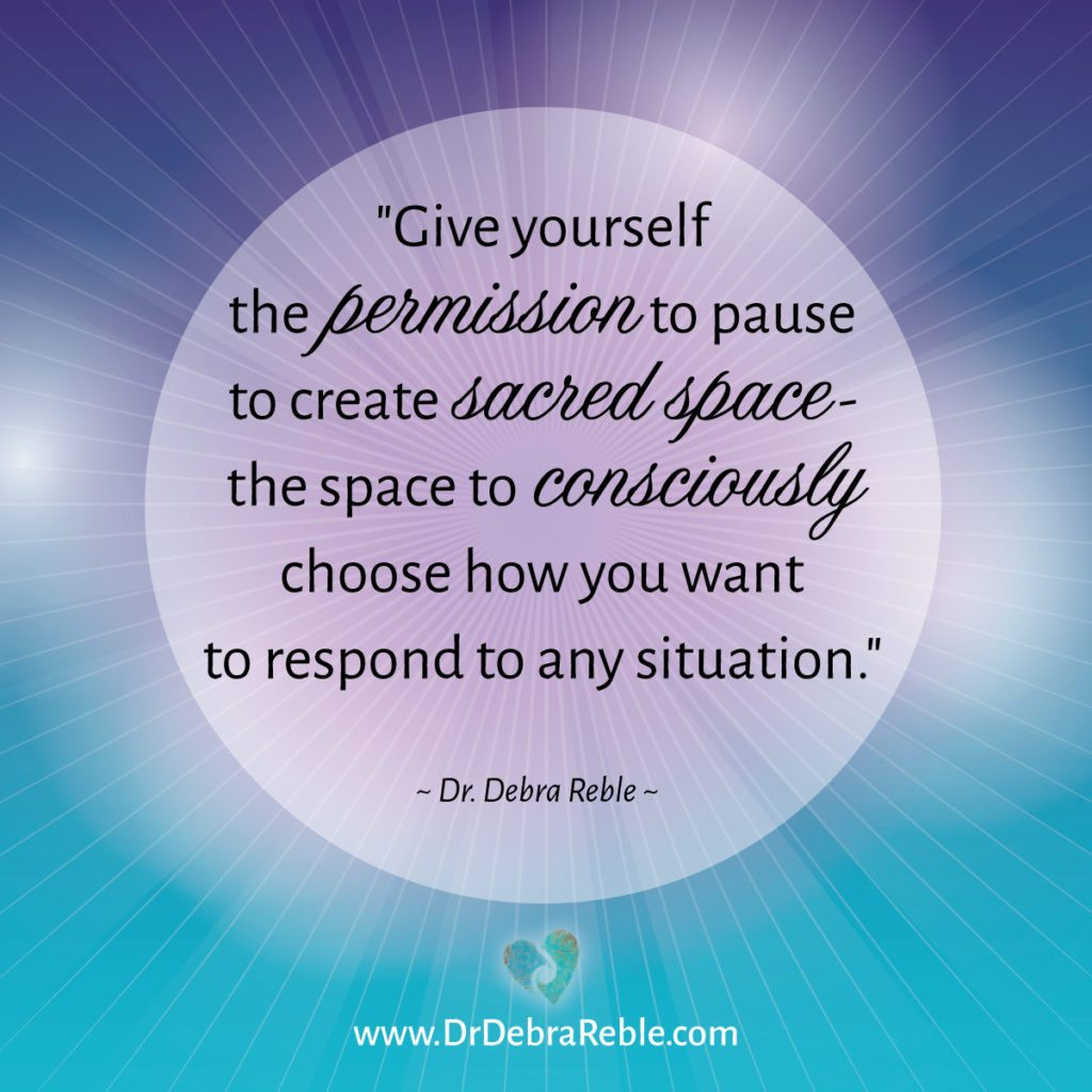 Giving Space In A Relationship Quotes
 QUOTE Give yourself permission to pause to create sacred