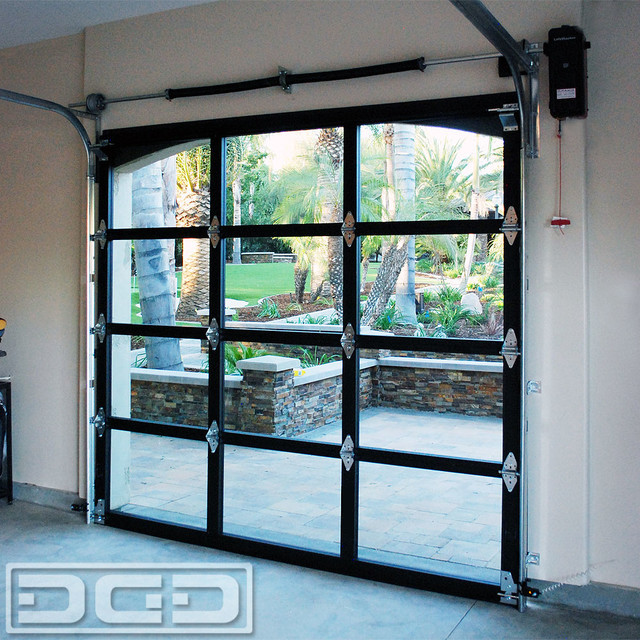 Glass Garage Doors Pricing
 Full View Glass & Metal Garage Doors for a Spanish