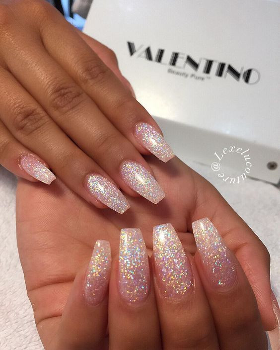 Glitter Coffin Nails
 sunnykelss CLAWS