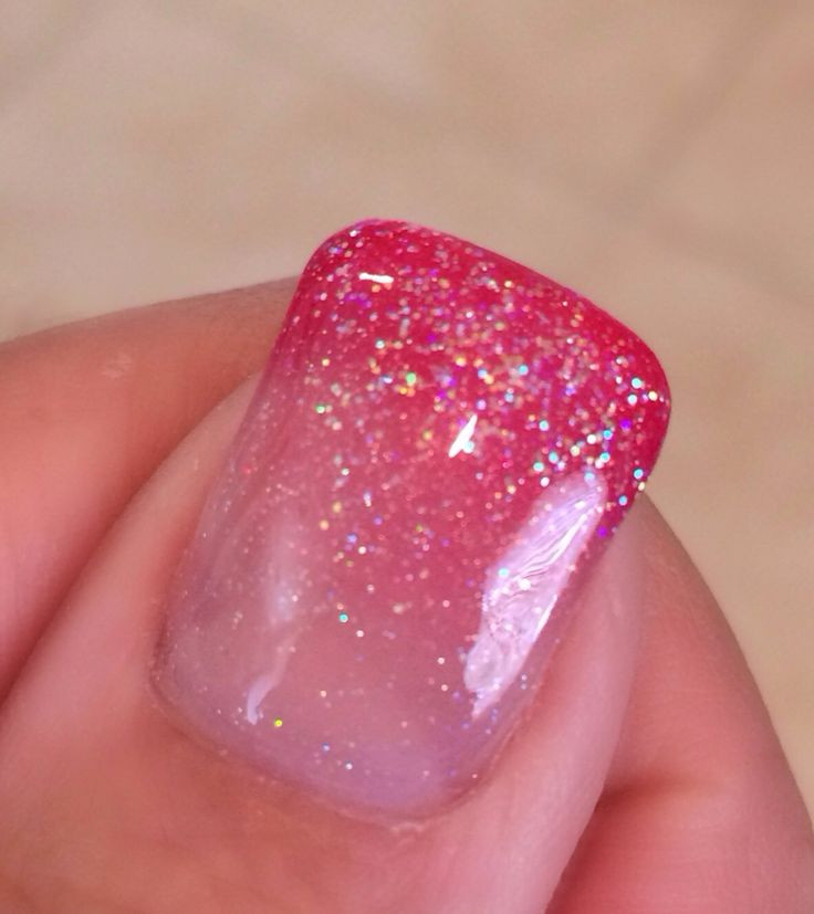Glitter Fade Gel Nails
 Best 25 Glitter fade nails ideas on Pinterest
