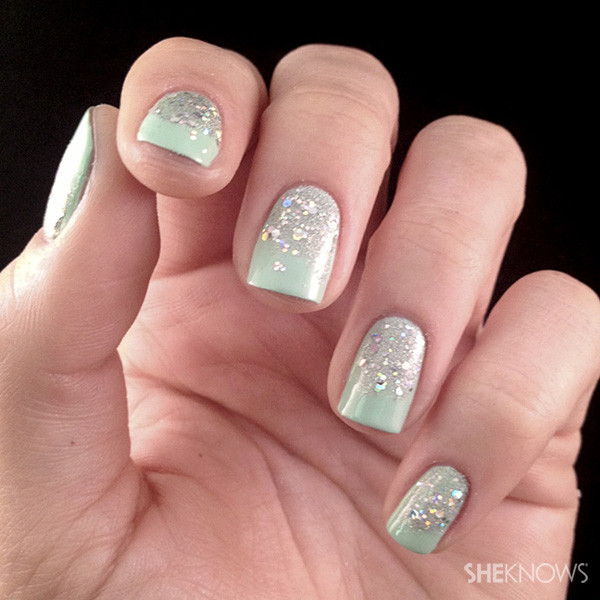 Glitter Gradient Nails
 Lacquered love Glitter gra nt nail art – SheKnows