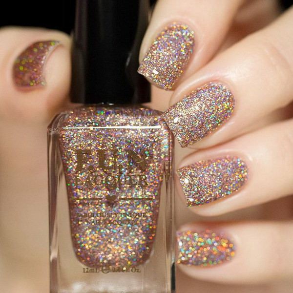 Glitter Nail Polish Designs
 100 Cute And Easy Glitter Nail Designs Ideas To Rock This