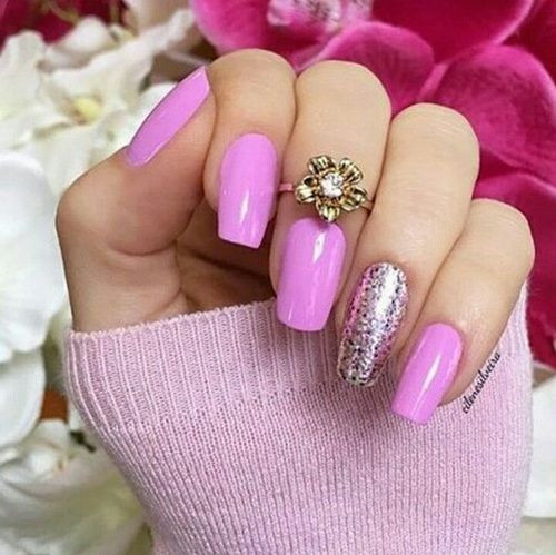 Glitter Nails Tumblr
 Pink Glitter Nails s and for